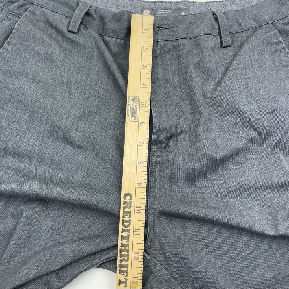 Element Flat Front Gray Shorts - Picture 6 of 6